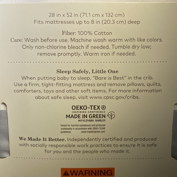 Cloud Island Crib Sheets Hedgehogs NWT - Picture 4 of 6